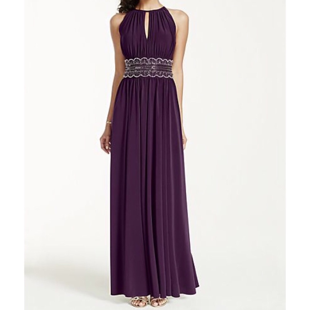 Plum bridesmaids dress
